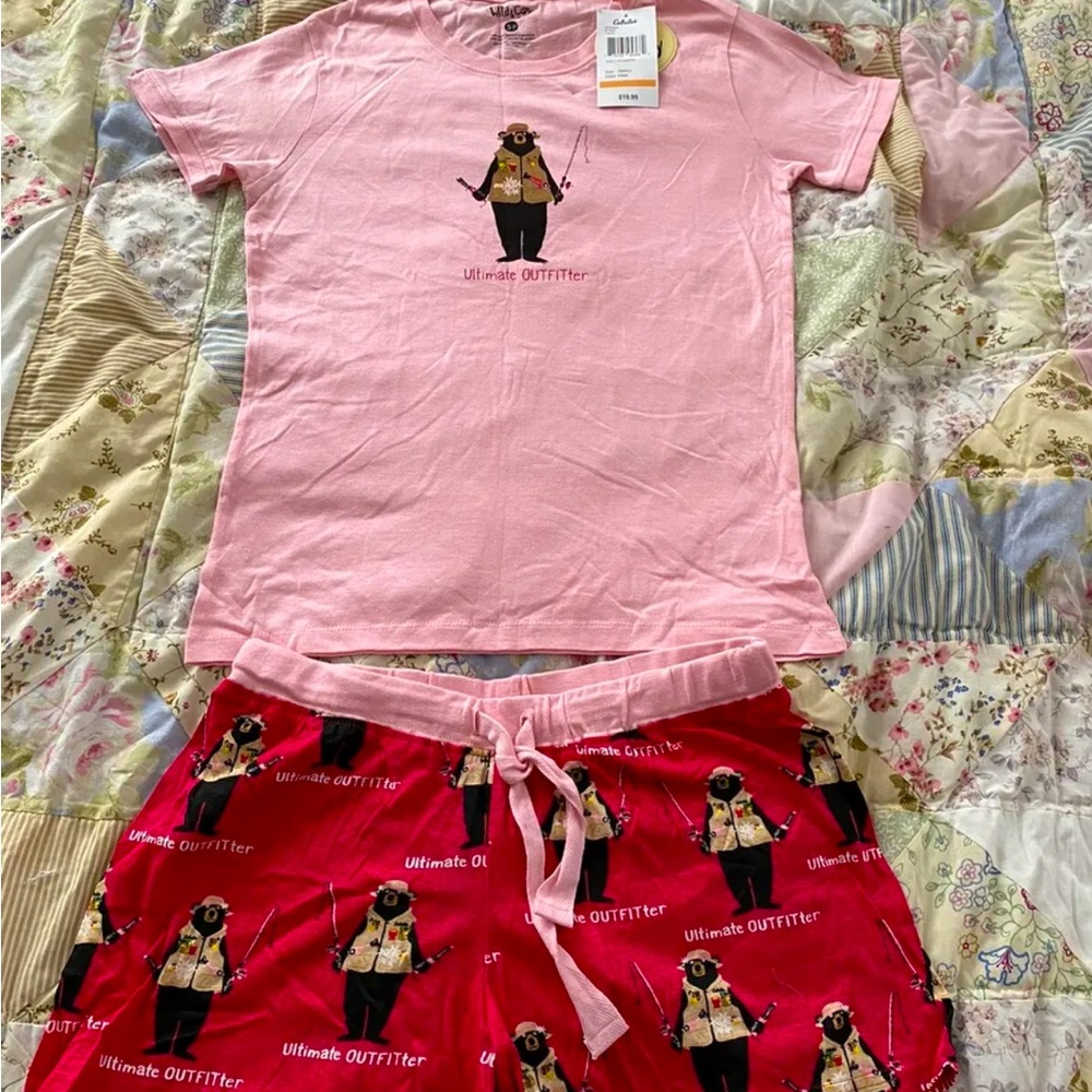 NWTS Women’s small Wild & Cozy Pajama/lounge set